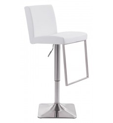  Puma Bar Chair White (100311) - Zuo Modern
