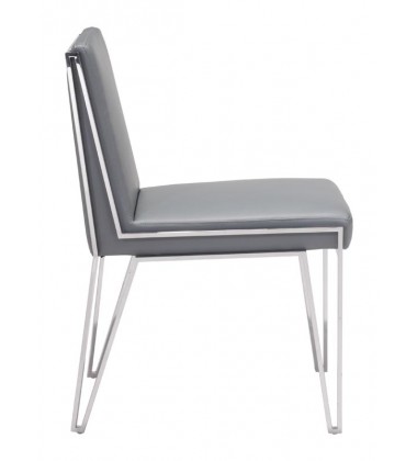  Kylo Dining Chair Gray (100335) - Zuo Modern