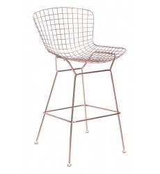  Wire Bar Chair Rose Gold (100362) - Zuo Modern
