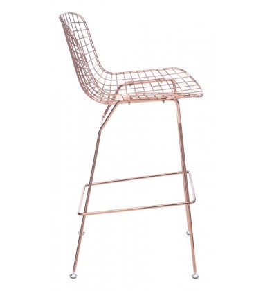  Wire Bar Chair Rose Gold (100362) - Zuo Modern