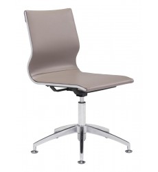  Glider Conference Chair Taupe (100379) - Zuo Modern