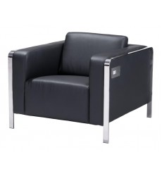  Thor Arm Chair Black (100385) - Zuo Modern