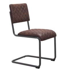  Father Dining Chair Vintage Brown (100402) - Zuo Modern