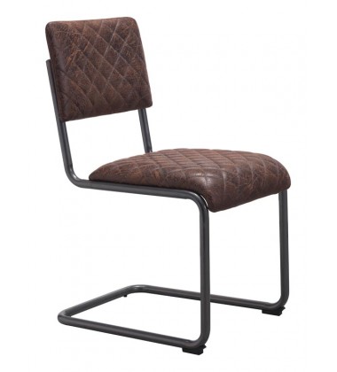  Father Dining Chair Vintage Brown (100402) - Zuo Modern