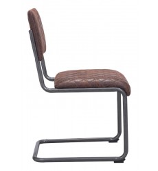  Father Dining Chair Vintage Brown (100402) - Zuo Modern