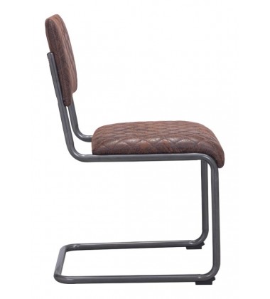 Father Dining Chair Vintage Brown (100402) - Zuo Modern  Father Dining Chair Vintage Brown (100402) - Zuo Modern