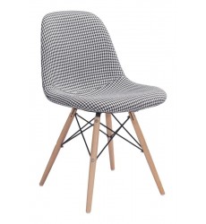  Sappy Dining Chair Houndstooth (100510) - Zuo Modern