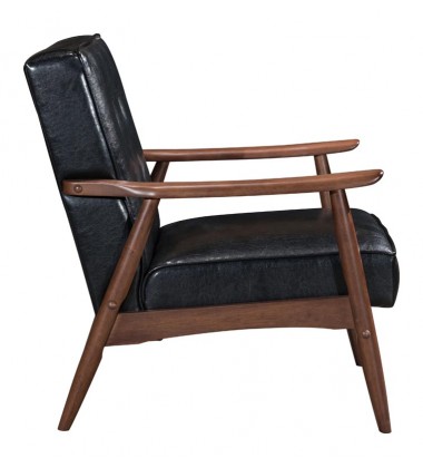  Rocky Arm Chair Black (100528) - Zuo Modern
