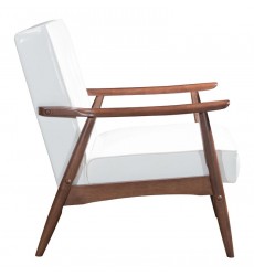  Rocky Arm Chair White (100529) - Zuo Modern