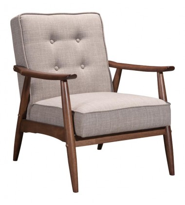  Rocky Arm Chair Putty (100530) - Zuo Modern