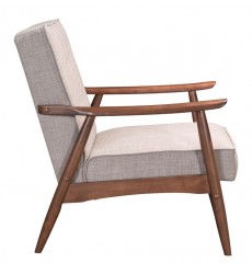  Rocky Arm Chair Putty (100530) - Zuo Modern
