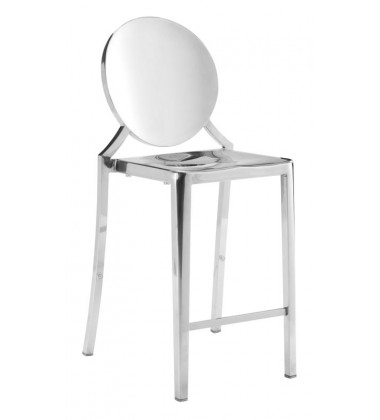  Eclipse Counter Chair Ss (100551) - Zuo Modern