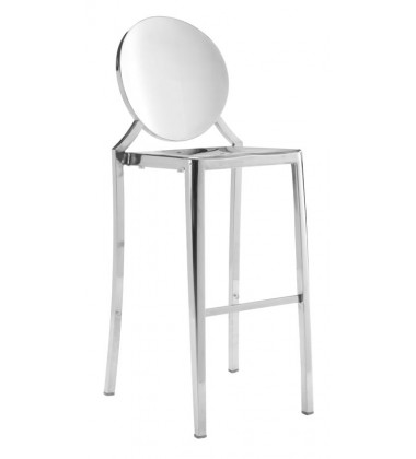  Eclipse Bar Chair Ss (100552) - Zuo Modern