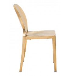  Eclipse Dining Chair Gold (100553) - Zuo Modern