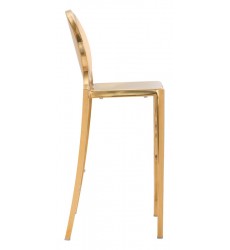  Eclipse Bar Chair Gold (100554) - Zuo Modern