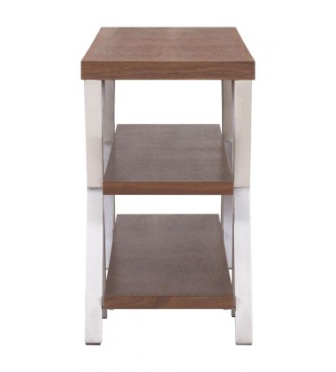  Renmen Tv Stand Walnut (100558) - Zuo Modern