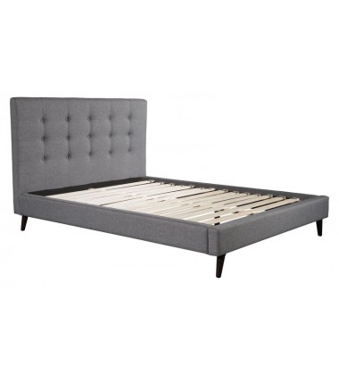  Modernity Queen Bed Gray (100568) - Zuo Modern