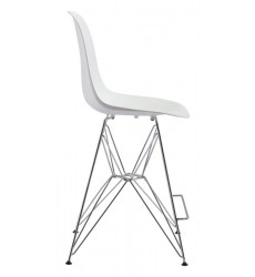  Zip Counter Chair White (100582) - Zuo Modern