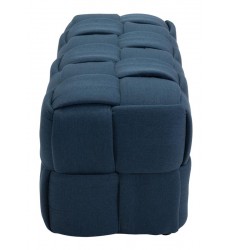  Checks Bench Navy Blue (100638) - Zuo Modern