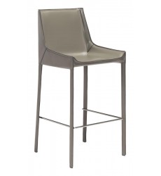 Fashion Bar Chair Stone Gray (100646) - Zuo Modern