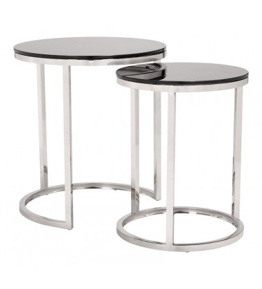  Rem Coffee Table Sets Black & Stainless (100651) - Zuo Modern