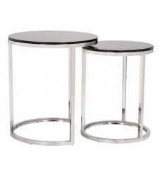  Rem Coffee Table Sets Black & Stainless (100651) - Zuo Modern