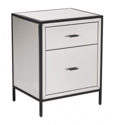 Upton End Table Mirror & Metal (100665) - Zuo Modern  Upton End Table Mirror & Metal (100665) - Zuo Modern