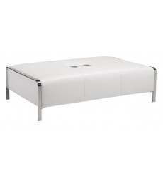  Thor Ottoman White (100675) - Zuo Modern