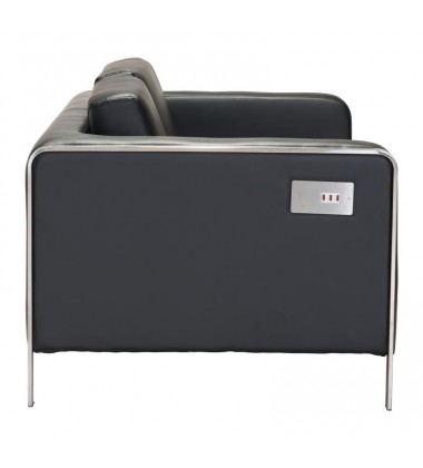  Thor Loveseat Black (100678) - Zuo Modern