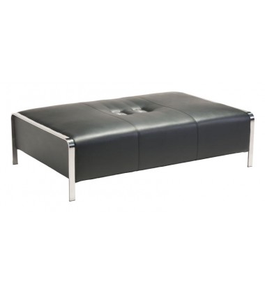  Thor Ottoman Black (100679) - Zuo Modern