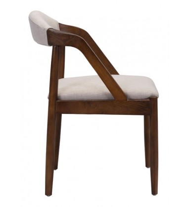 Jefferson Dining Chair Beige (100722) - Zuo Modern  Jefferson Dining Chair Beige (100722) - Zuo Modern