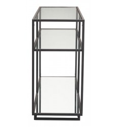  Kure Console Table-Distressed Black (100752) - Zuo Modern