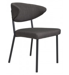  Pontus Dining Chair Charcoal Gray (100764) - Zuo Modern