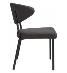  Pontus Dining Chair Charcoal Gray (100764) - Zuo Modern