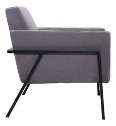  Homestead Lounge Chair Gray (100765) - Zuo Modern