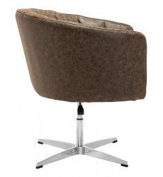  Wilshire Occasional Chair Vintage Coffee (100767) - Zuo Modern