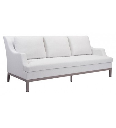 Ojai Sofa Champagne White (100787) - Zuo Modern