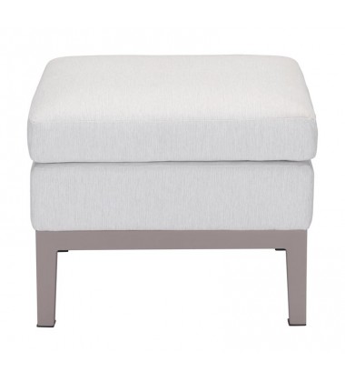  Ojai Ottoman Champagne White (100789) - Zuo Modern