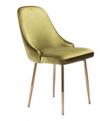  Merritt Dining Chair Green Velvet (100840) - Zuo Modern
