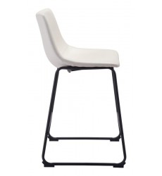  Smart Counter Chair Distressed White (100843) - Zuo Modern