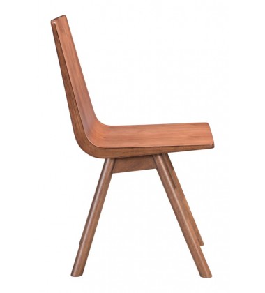  Audrey Dining Chair Walnut (100955) - Zuo Modern