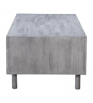  Raven Cubo Coffee Table Old Gray (100966) - Zuo Modern