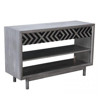  Raven Console Table Old Gray (100968) - Zuo Modern