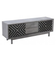 Raven Tv Stand Old Gray (100971) - Zuo Modern  Raven Tv Stand Old Gray (100971) - Zuo Modern