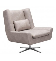  Enzo Occasional Chair Distressed Gray (101006) - Zuo Modern