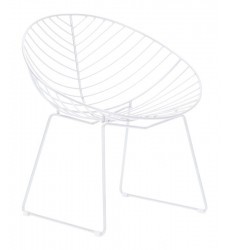  Hyde Outdoor Lounge Chair White (101027) - Zuo Modern