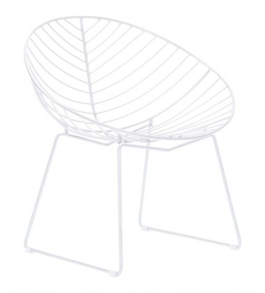 Hyde Outdoor Lounge Chair White (101027) - Zuo Modern  Hyde Outdoor Lounge Chair White (101027) - Zuo Modern