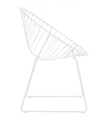 Hyde Outdoor Lounge Chair White (101027) - Zuo Modern  Hyde Outdoor Lounge Chair White (101027) - Zuo Modern