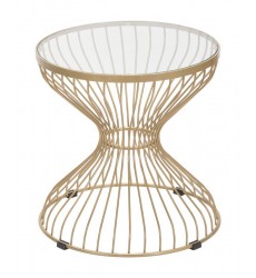  Rose Side Table Gold (101035) - Zuo Modern