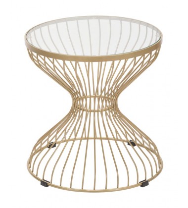  Rose Side Table Gold (101035) - Zuo Modern